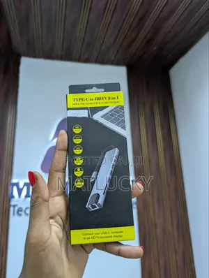 Type C to HDTV 8 in 1 Adapter