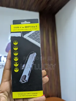 Type C to HDTV 8 in 1 Adapter