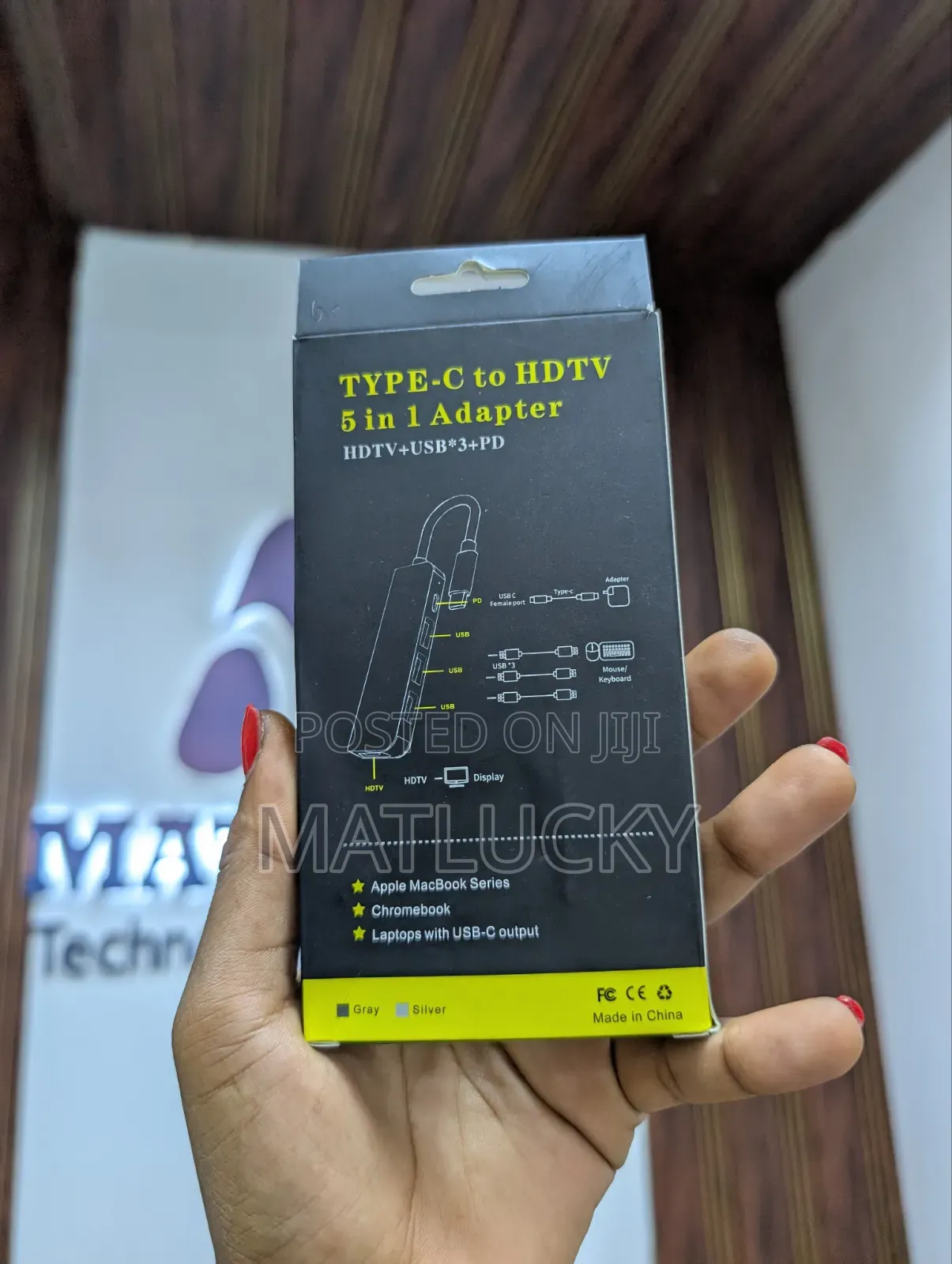 Type C to HDTV 5 in 1