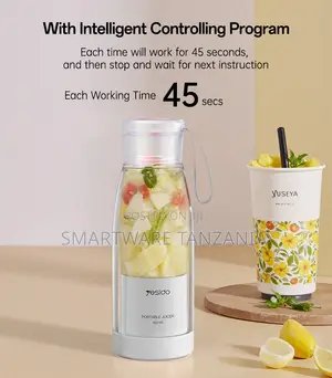 Yesido Portable Blender 400ML USB Rechargeable, 20W, Personal Size