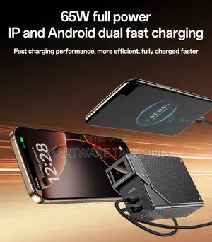 Yesido Power Bank 20000mAh With 65W Output and LED Power Display
