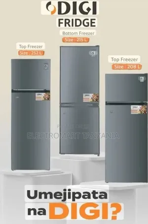 DIGI 208L Top Freezer Fridge | Inox | Ice Maker | Brand New