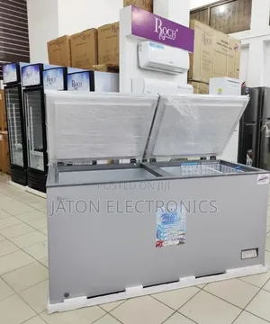 ROCH Double Door CHEST FREEZER - RCF 600e-B 508 Liters
