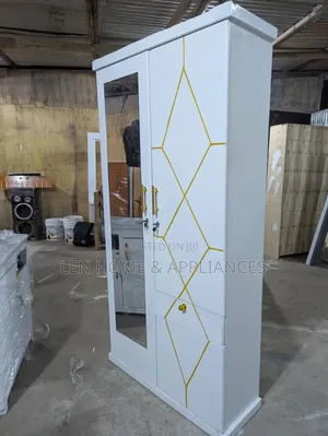 Cupboard High Quality Color White and Gold