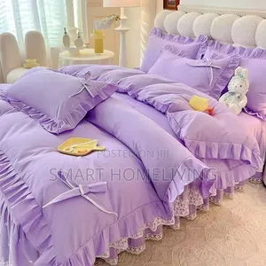 Korean Princess Style Ruffled Bedding Set