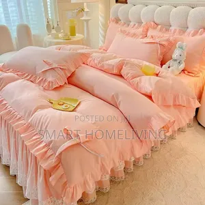 Korean Princess Style Ruffled Bedding Set