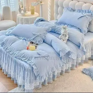 Korean Princess Style Ruffled Bedding Set