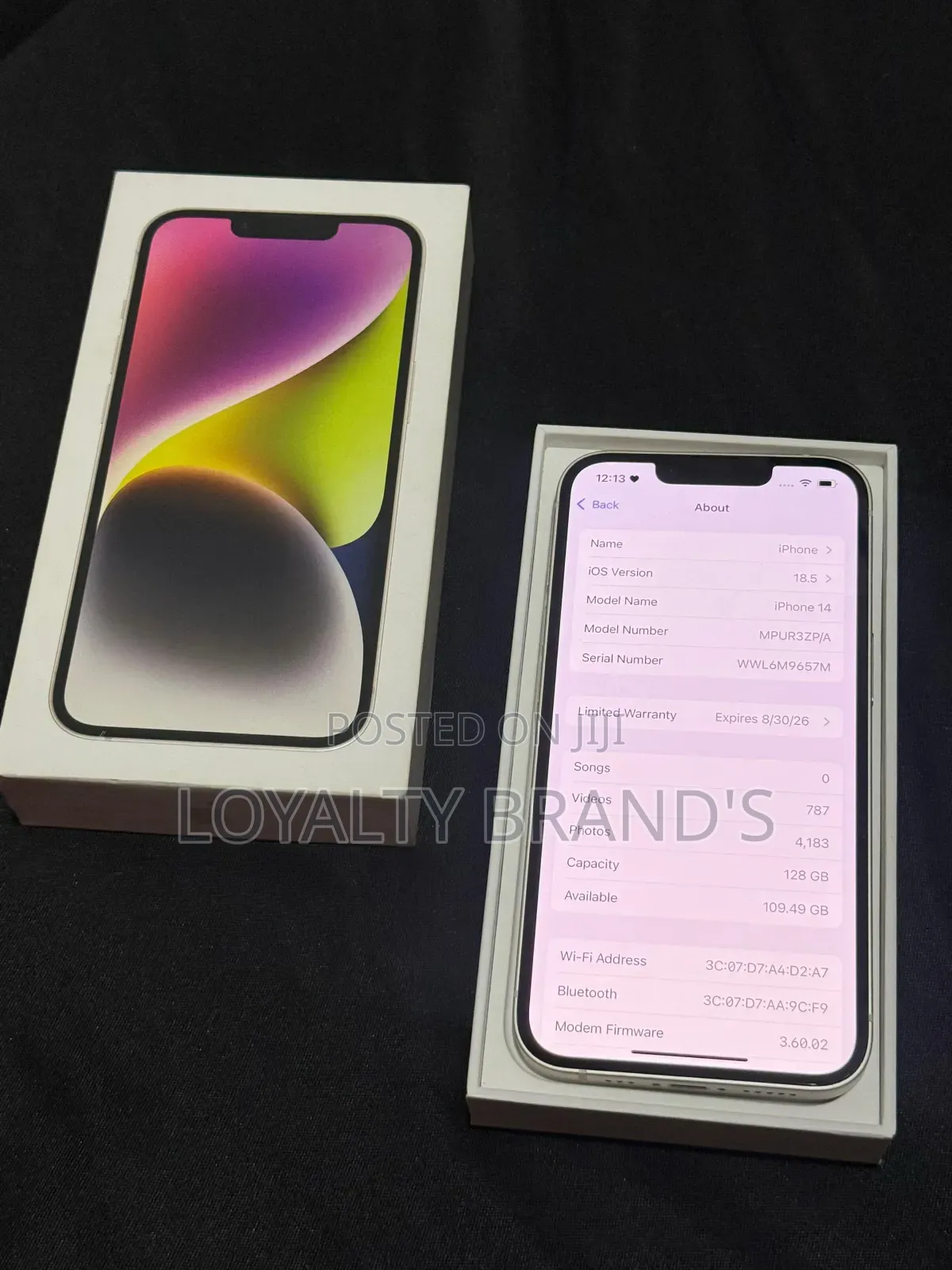 New Apple iPhone 14 128 GB White