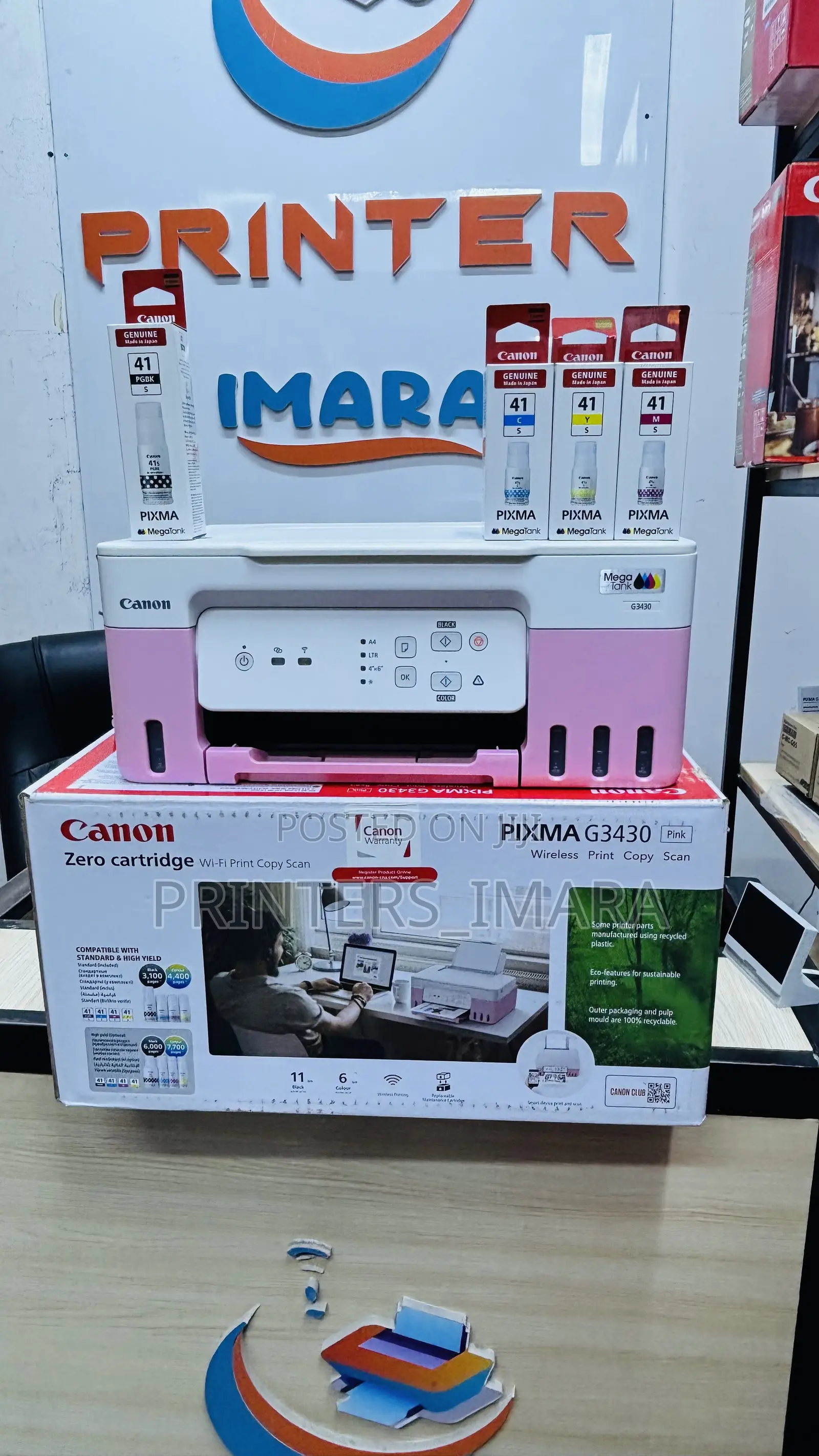 Canon PIXMA G3430 – Pink Body