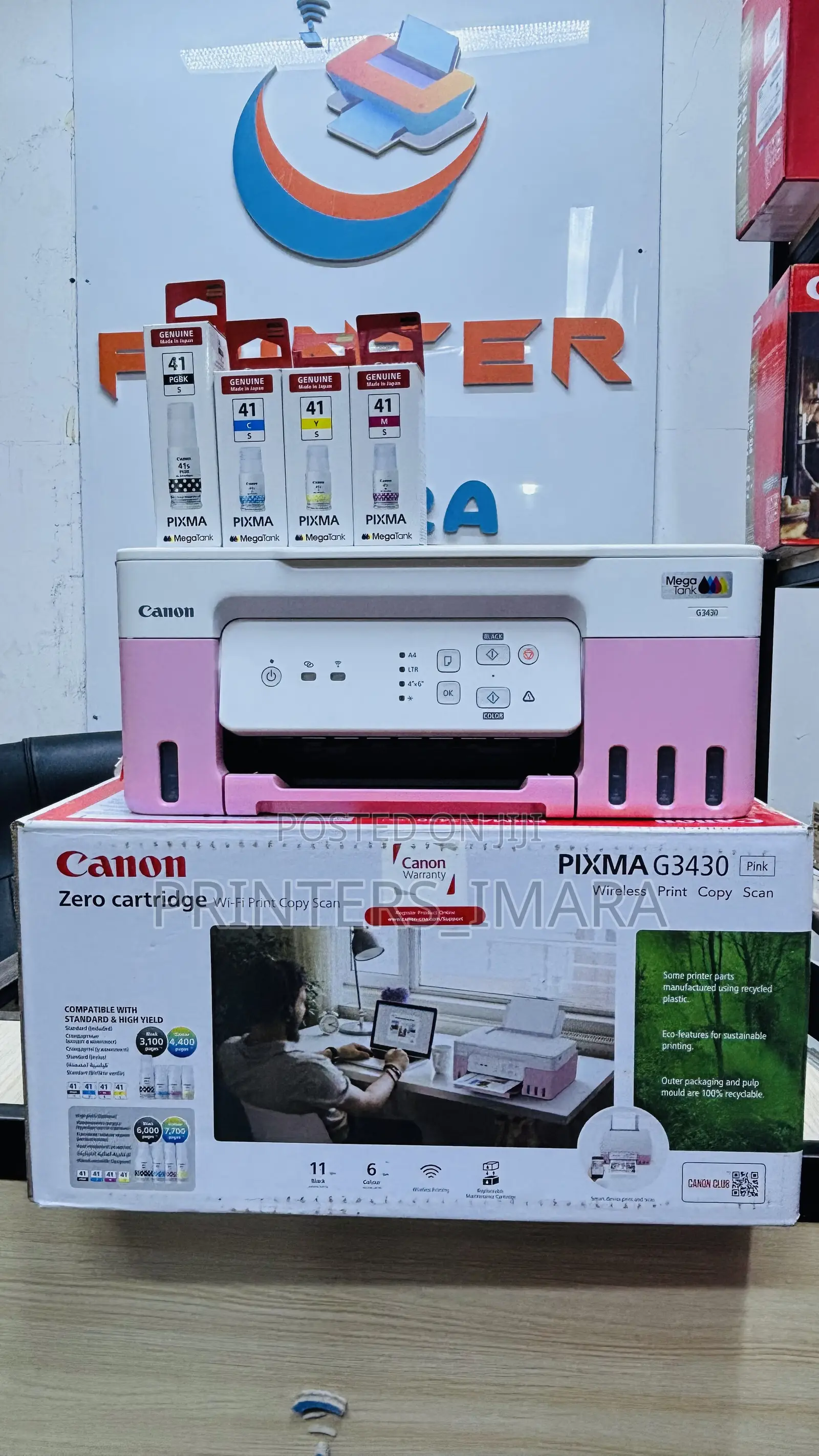 Canon PIXMA G3430 – Pink Body