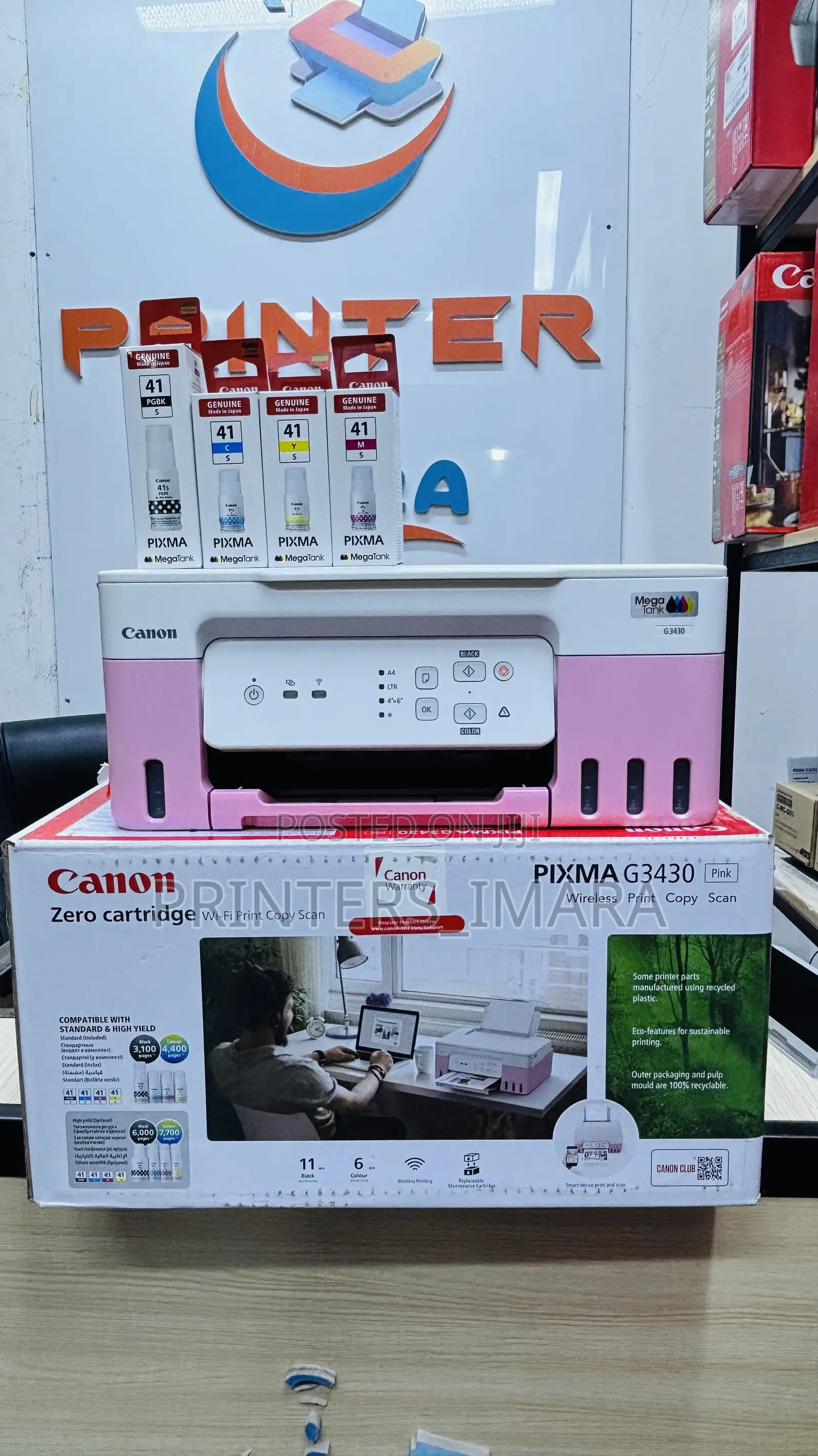 Canon PIXMA G3430 – Pink Body