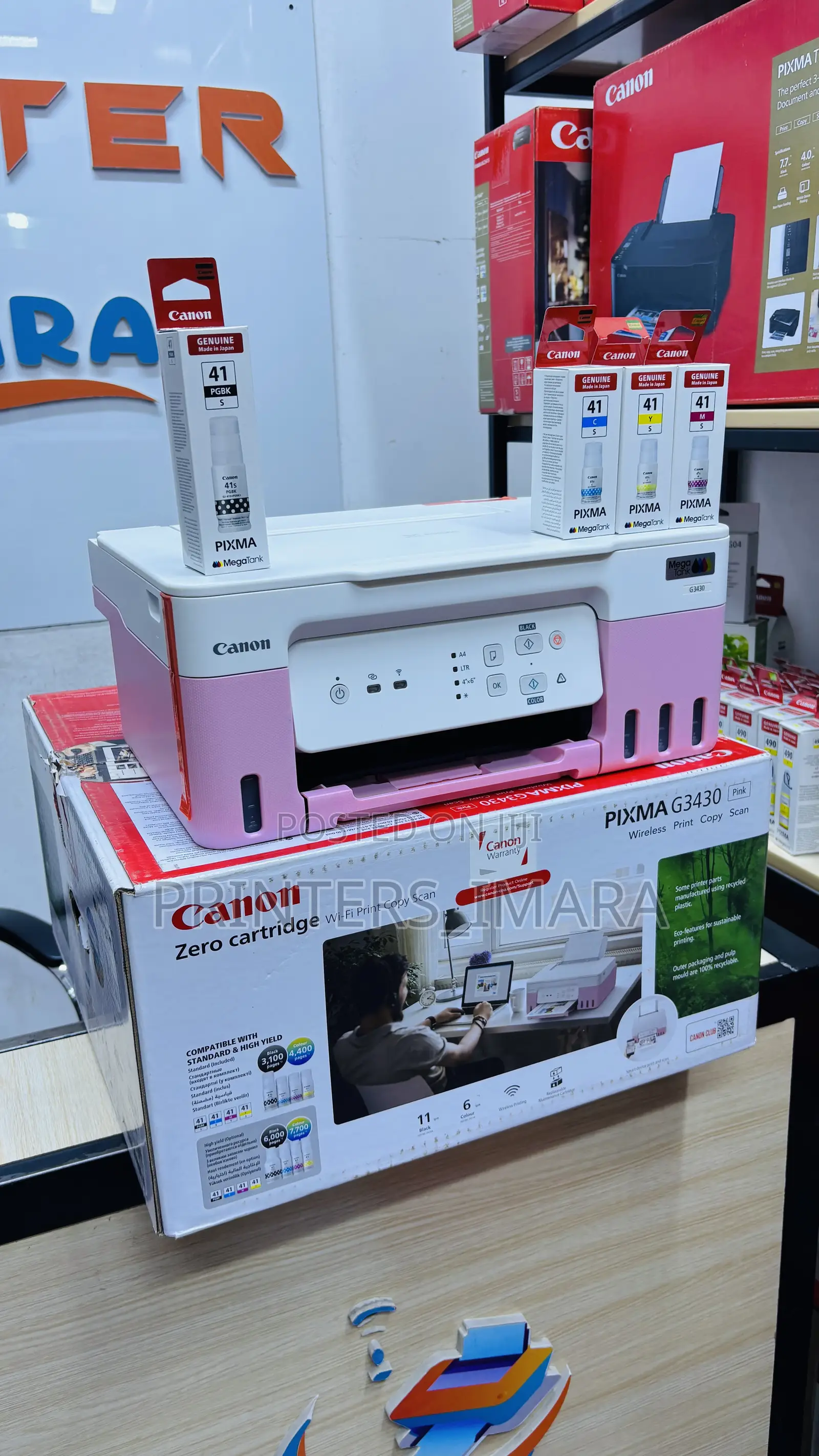 Canon PIXMA G3430 – Pink Body