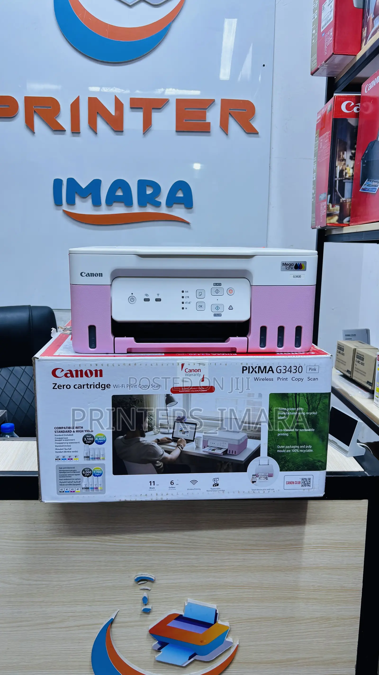Canon PIXMA G3430 – Pink Body