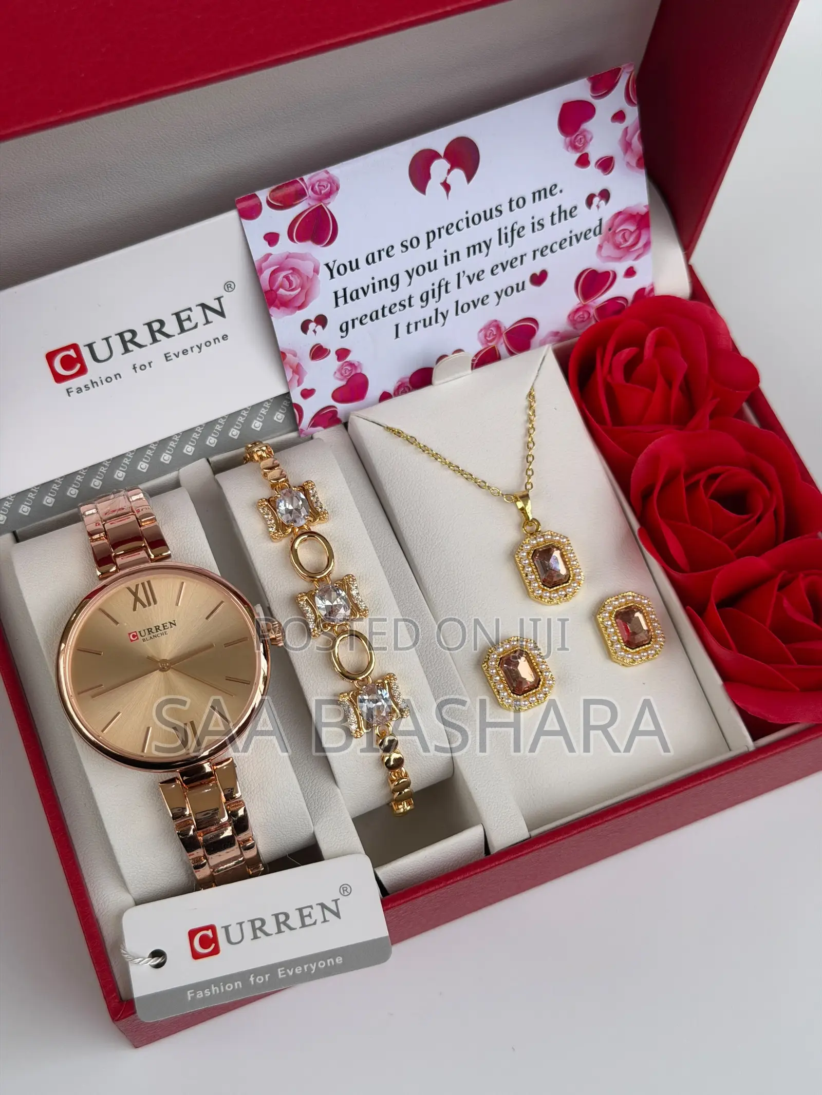 Curren Ladies Set for Girlfriends Day Rosegold