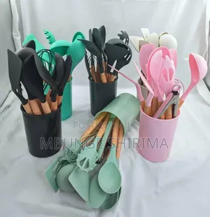 12 PCS Silicone Kitchen Utensils Set With Holder