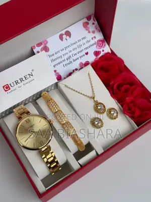 Curren Gold Ladiest Set for Girlfriends Day Gift