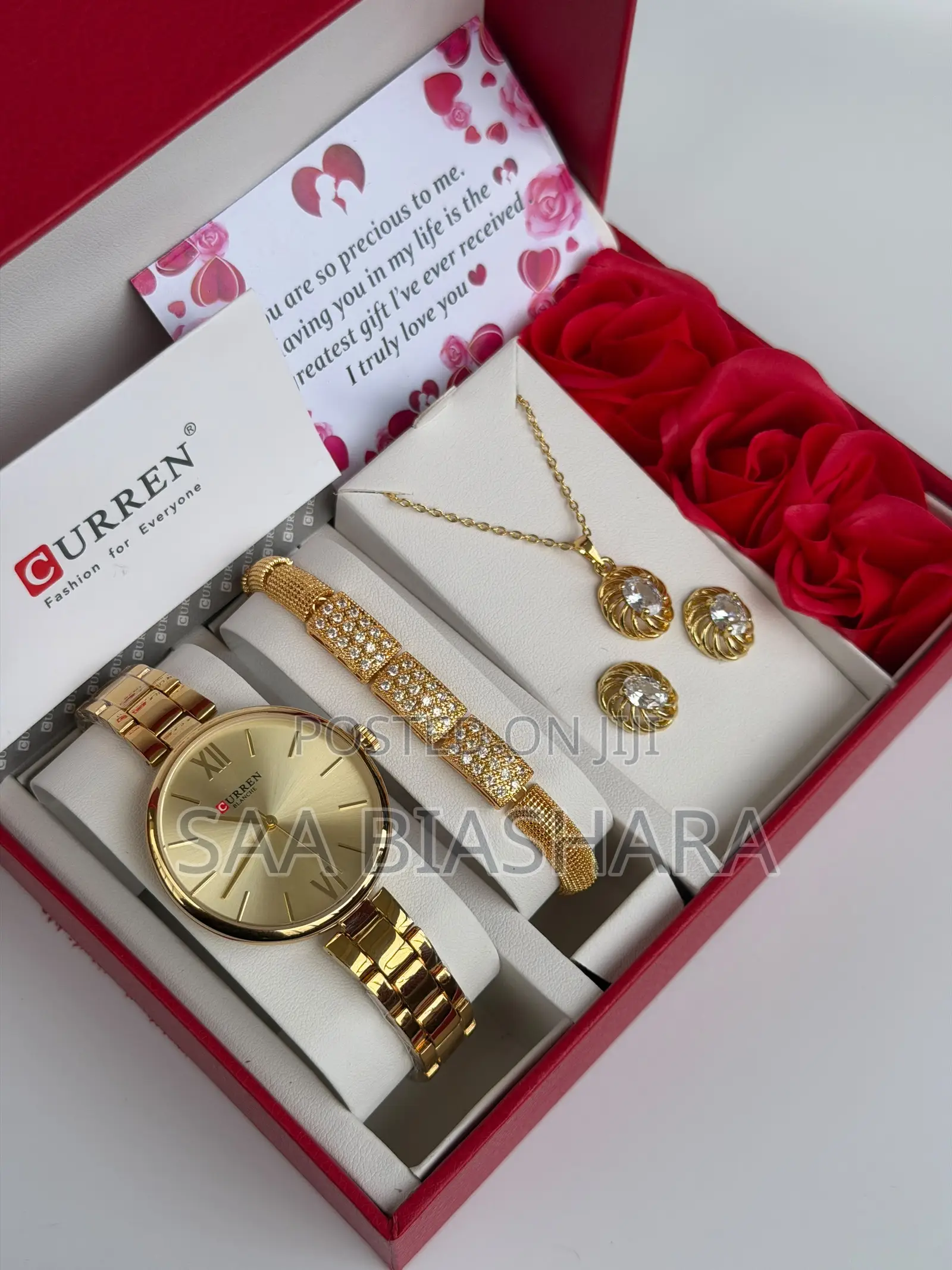 Curren Gold Ladiest Set for Girlfriends Day Gift