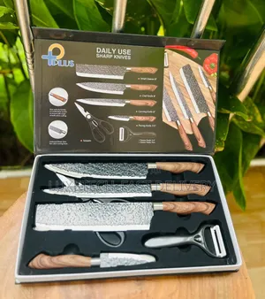 6-Piece Non-Stick Kitchen Knife Set