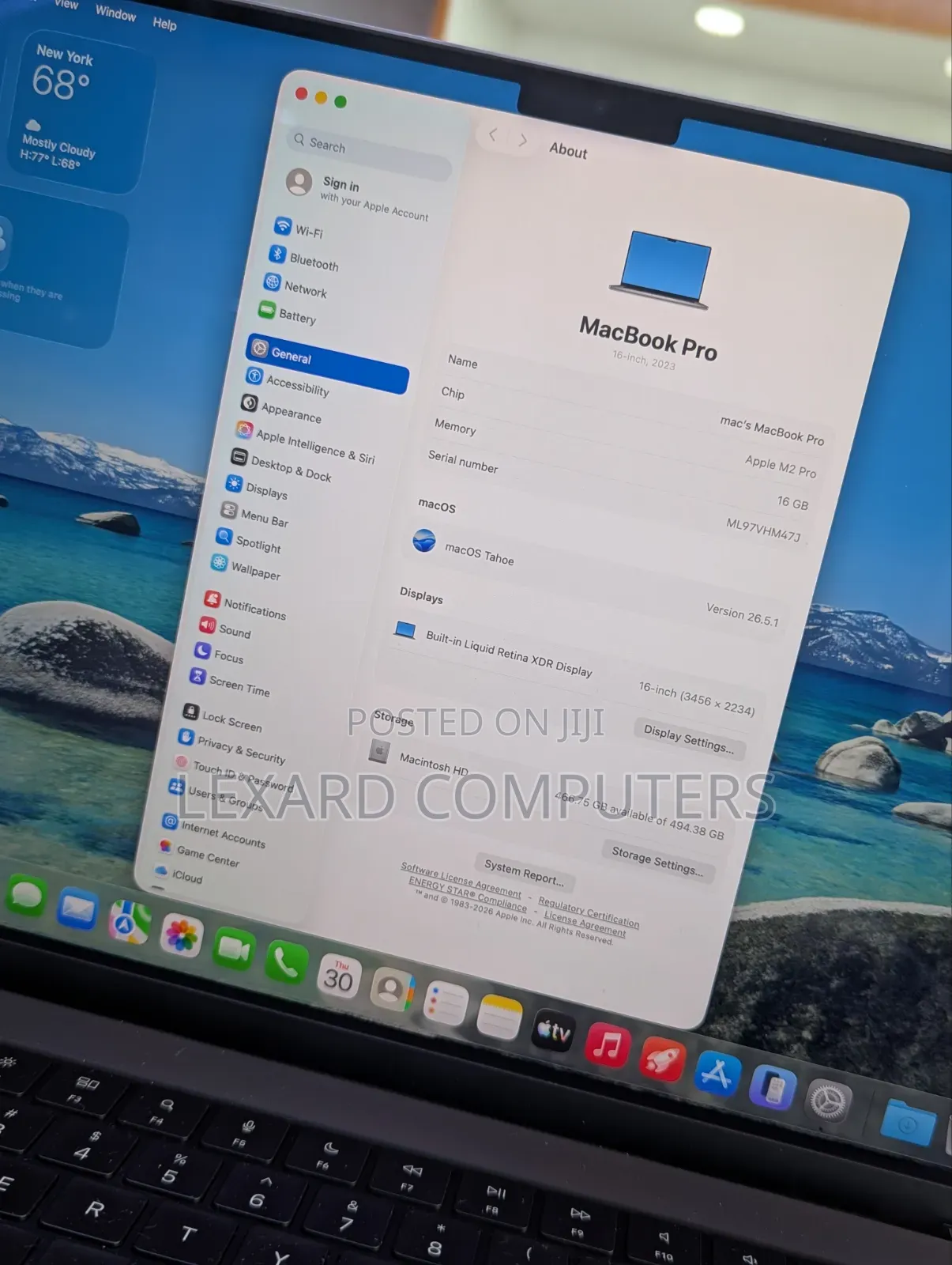Laptop Apple MacBook Pro 2023 M2 16GB Apple M2 SSD 512GB