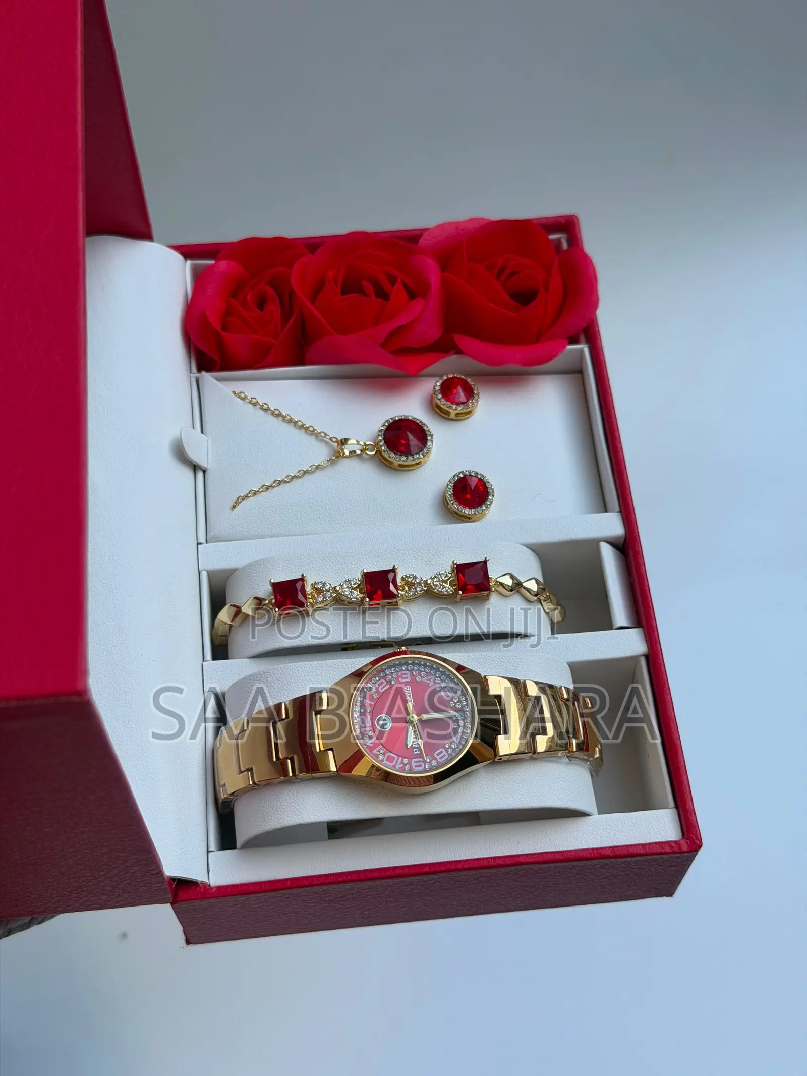 Rado Gold and Red Ladies Set for Girlfriends Day
