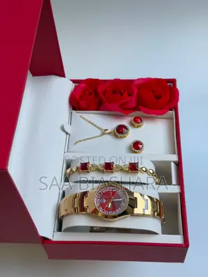 Rado Gold and Red Ladies Set for Girlfriends Day