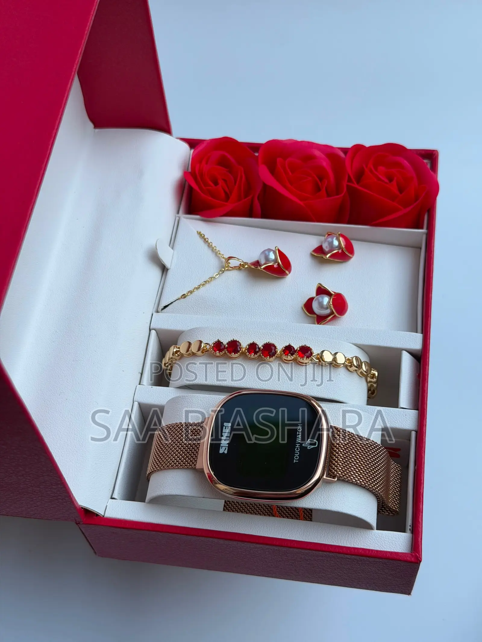 Skmei Digital Gold and Black Ladies Set for Girlfriends Day Gift
