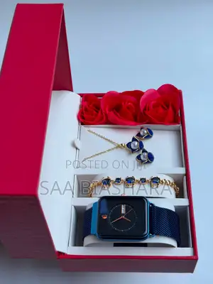 Apple Watch Blue Ladies Set for Girlfriends Day Gift