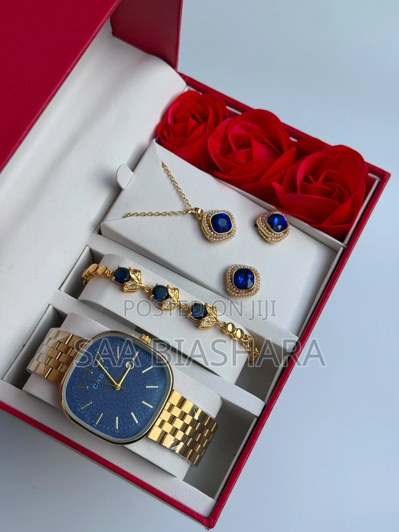 Casio Blue Ladies Set for Girlfriends Day Gift