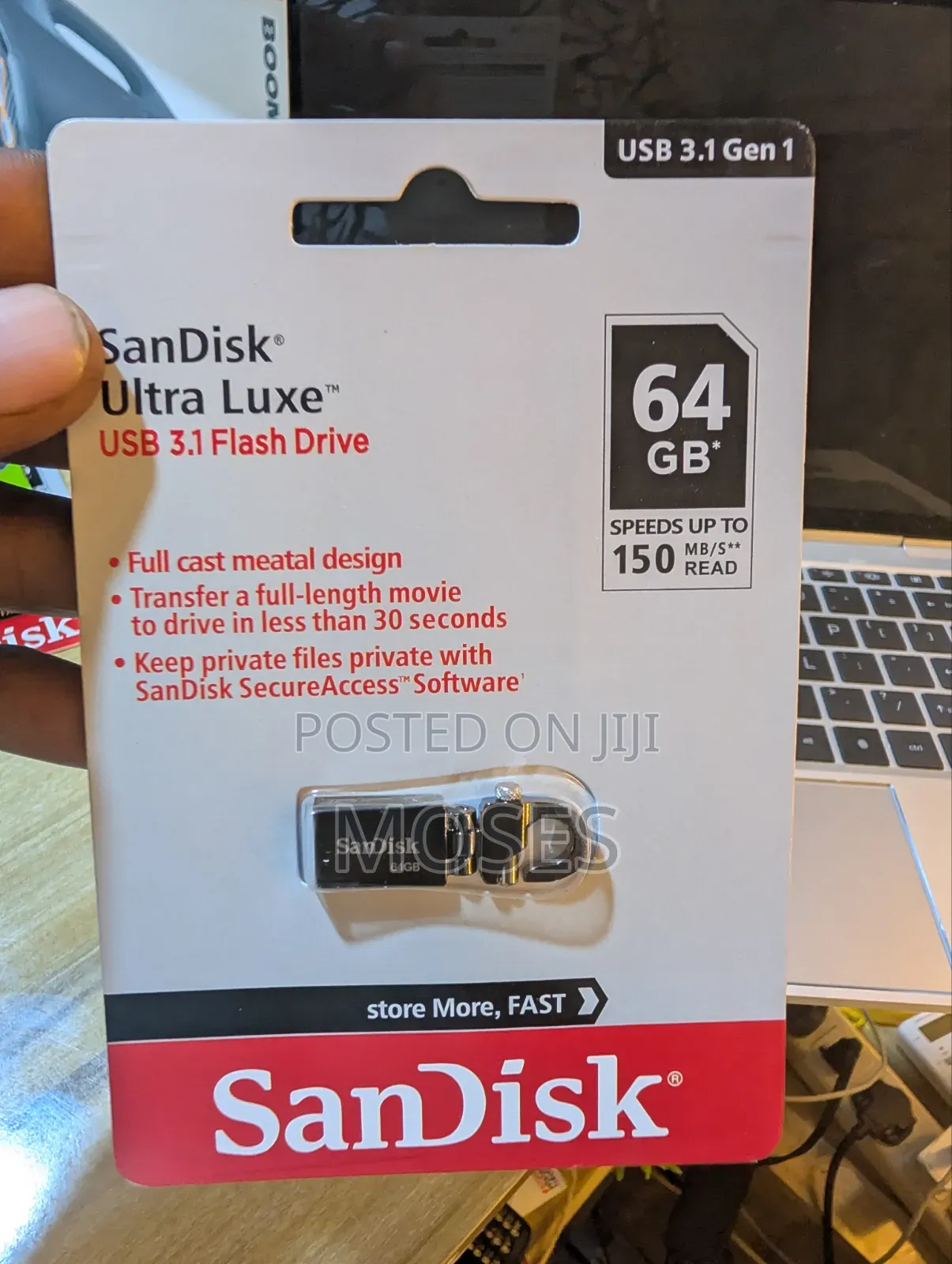 Flash Disk 64gb Sandisk Iron