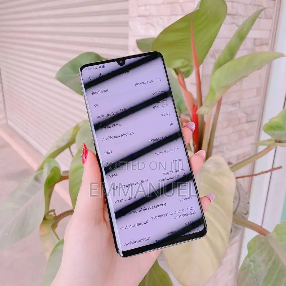 New Huawei P30 256 GB Green