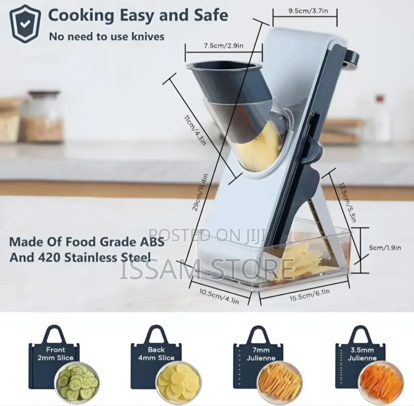 Vegetable Slicer 5-in-1