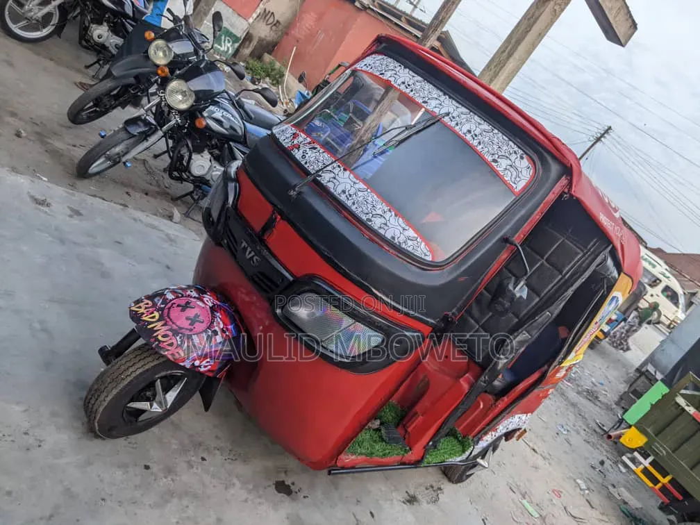 TVS King Deluxe Plus iTouch Start 2021 Red