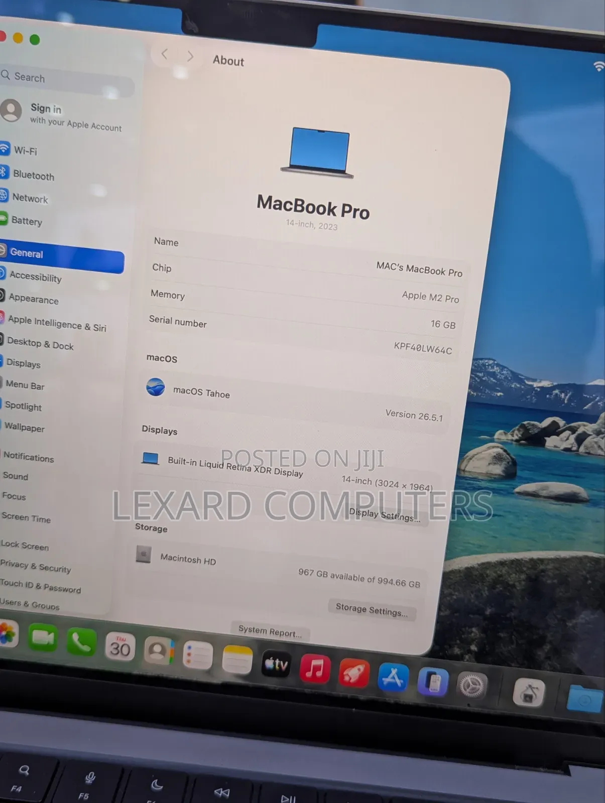 Laptop Apple MacBook Pro 2023 M2 16GB Intel Core M2 SSD 1T