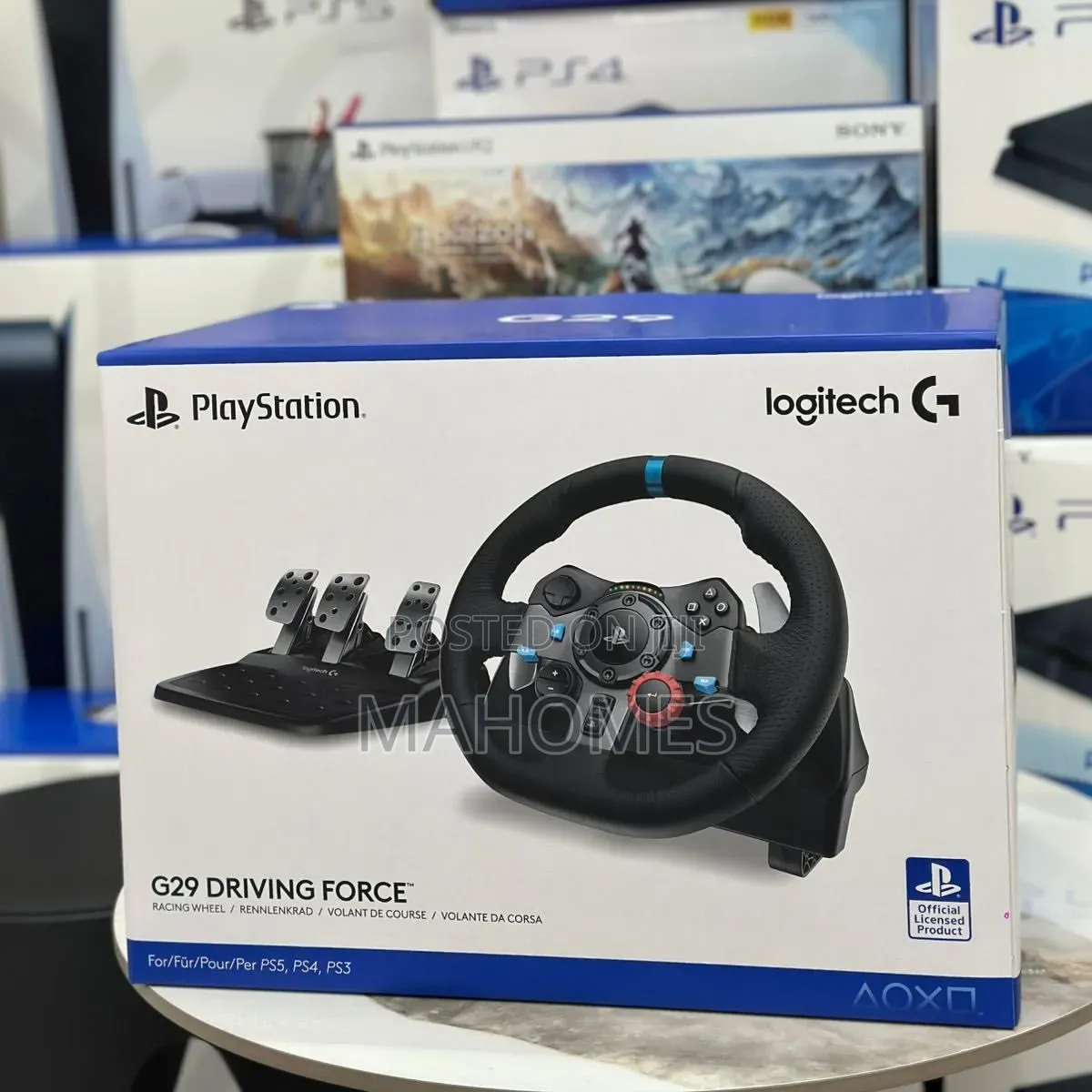 Logitech G29
For Ps4/Ps5 PC