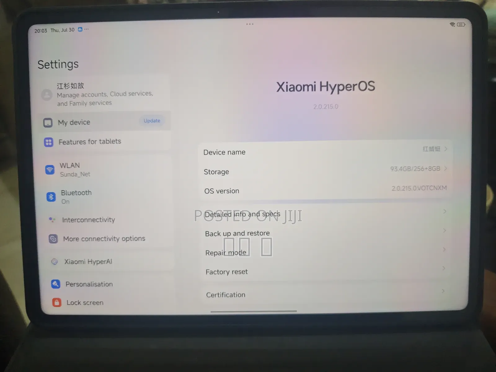 Xiaomi Pad 7 Pro 256 GB Black