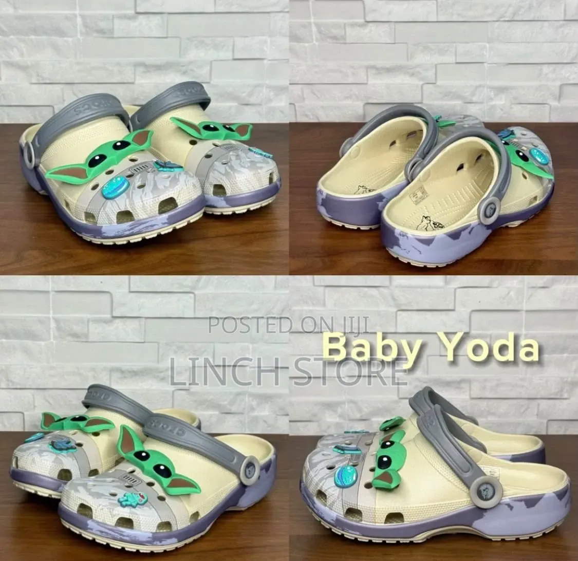Kids Crocs X Minecraft X Star War Grogu X Baby Yoda X Disney Pixar Car