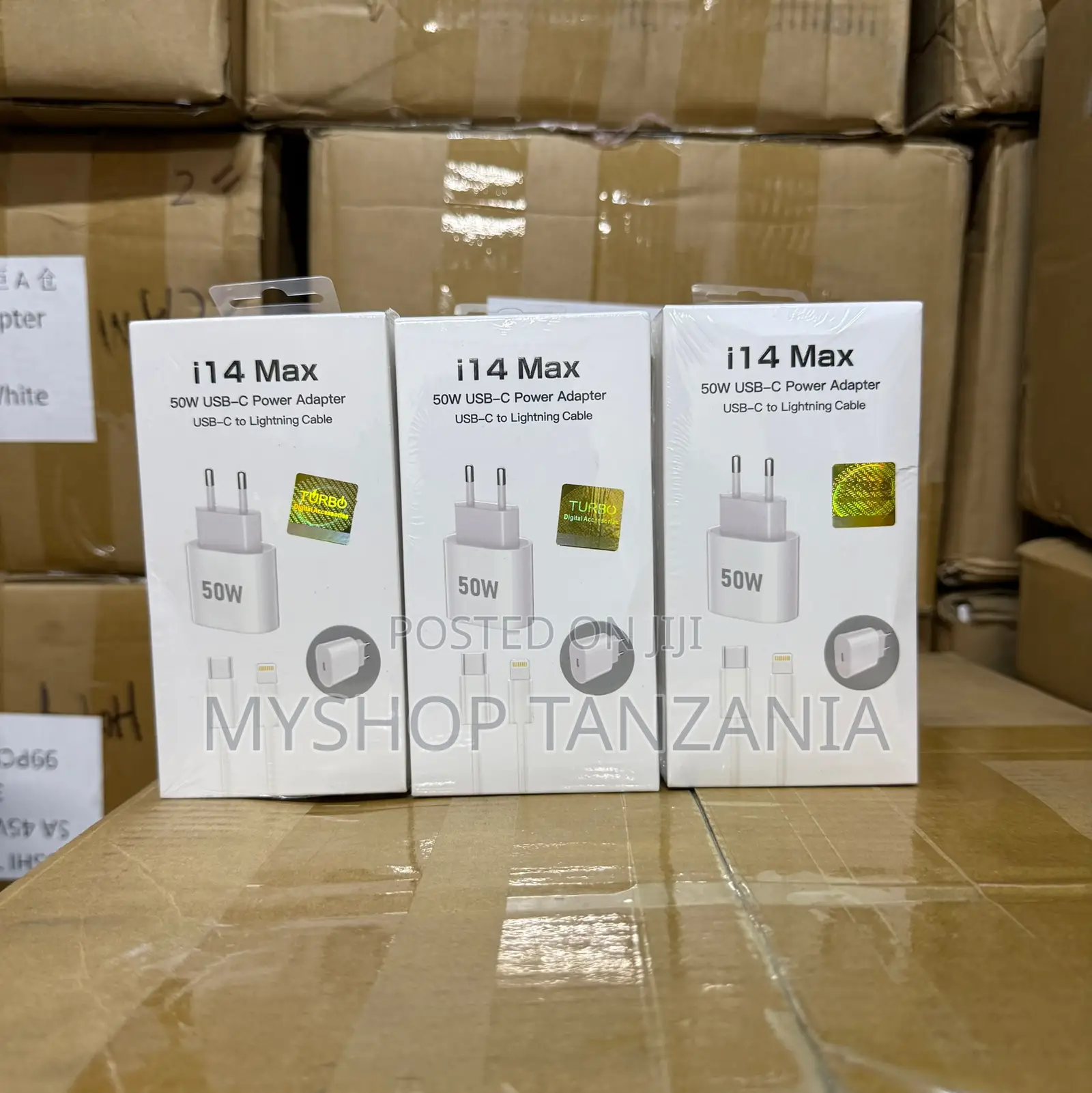 I14 Pro Max 50w USB C-Lightining Cable Power Adapter