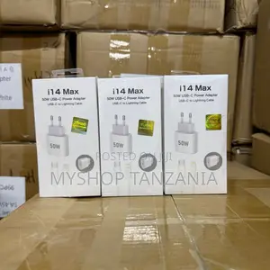 I14 Pro Max 50w USB C-Lightining Cable Power Adapter