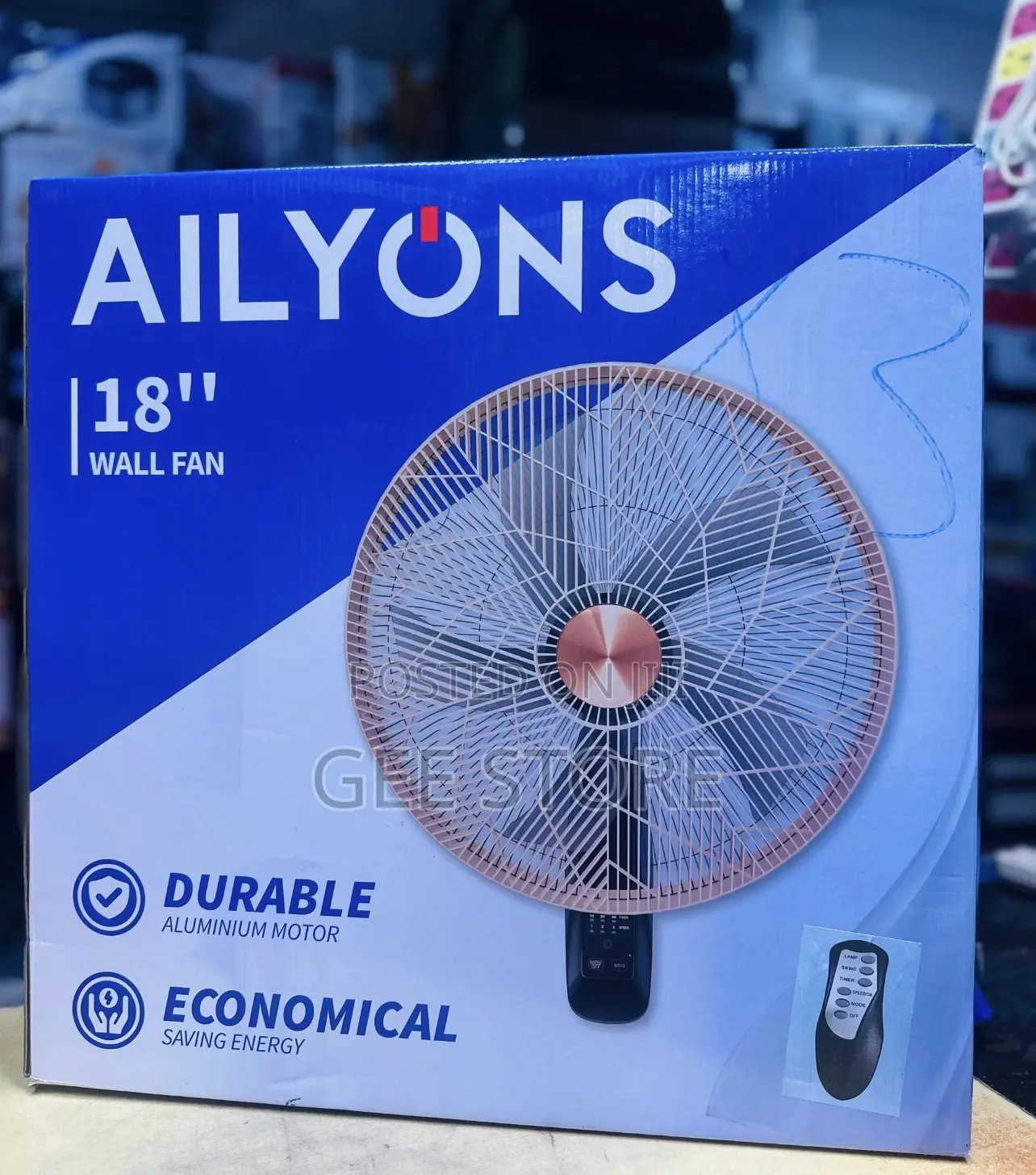 Ailyons Wall Fan Inches 18