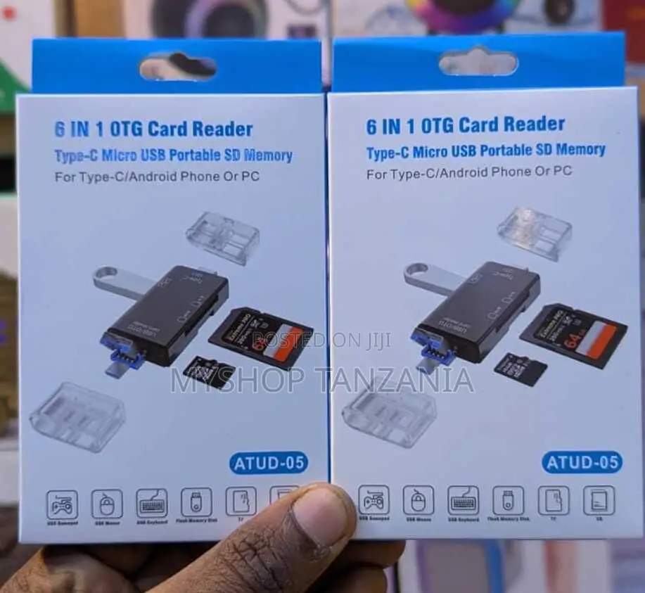 6 IN 1 OTG Card Reader Type-C/Android Phone /PC