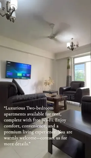 Furnished 2bdrm Apartment in Mjini for rent
