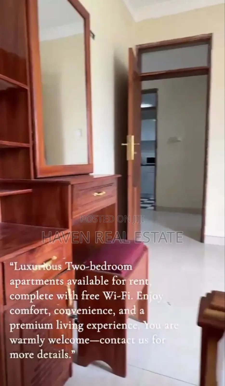 Furnished 2bdrm Apartment in Mjini for rent