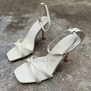 Heel Sandals Square Toe