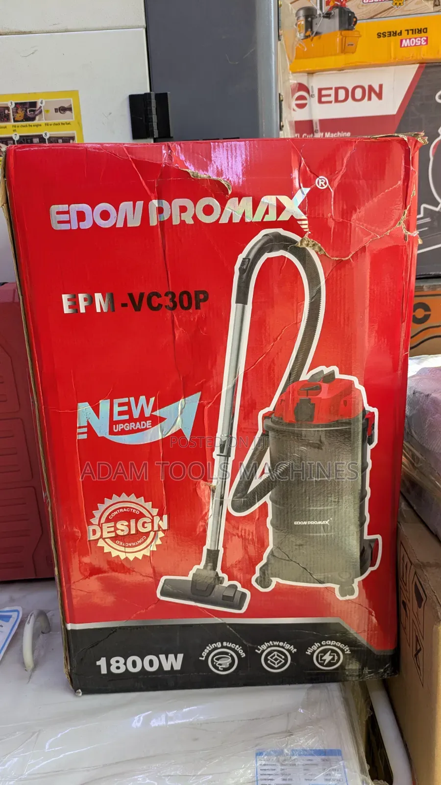 Edon Promax Vacuum Cleaner 1800w (Model: Epm-Vc30p)