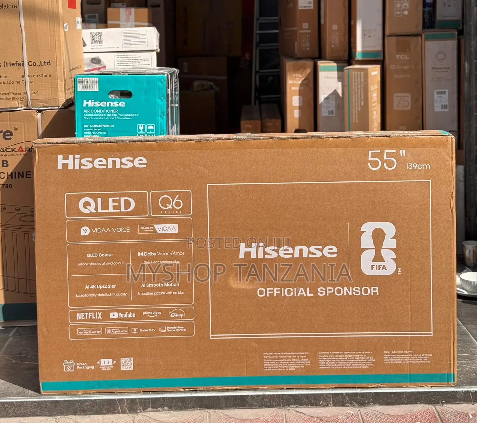 Hisense 55q6q Qled , 60hz Vidaa Smart TV
