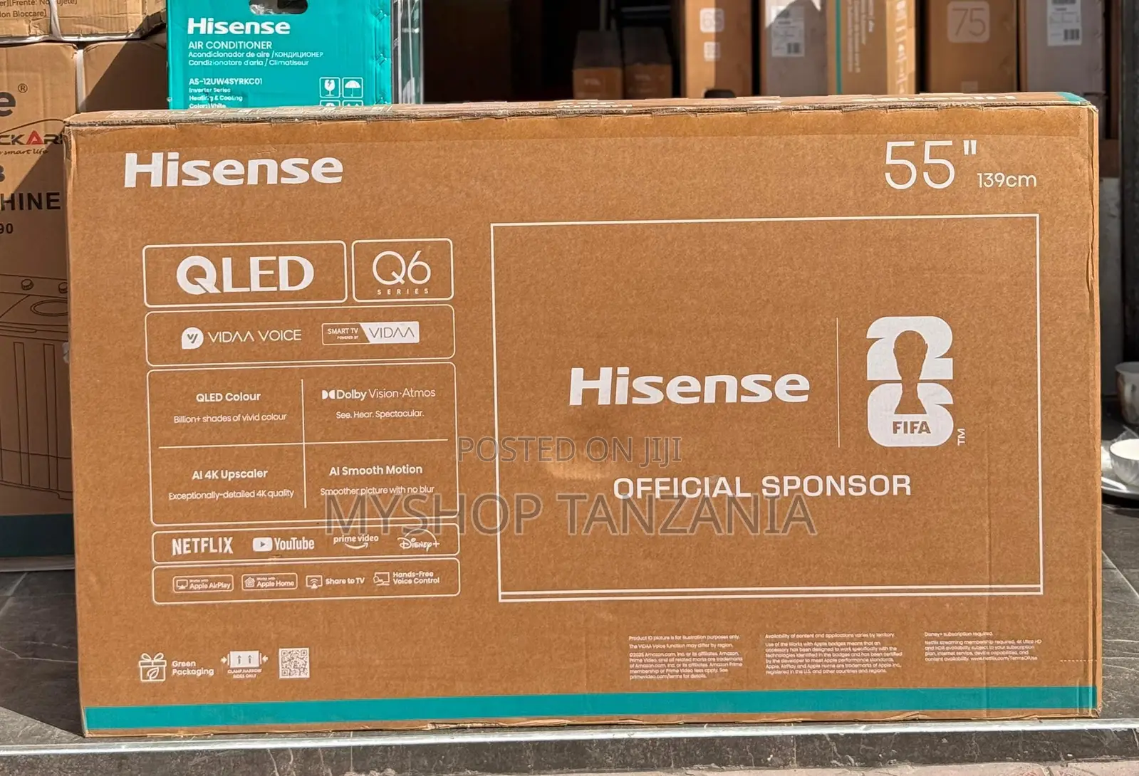 Hisense 55q6q Qled , 60hz Vidaa Smart TV
