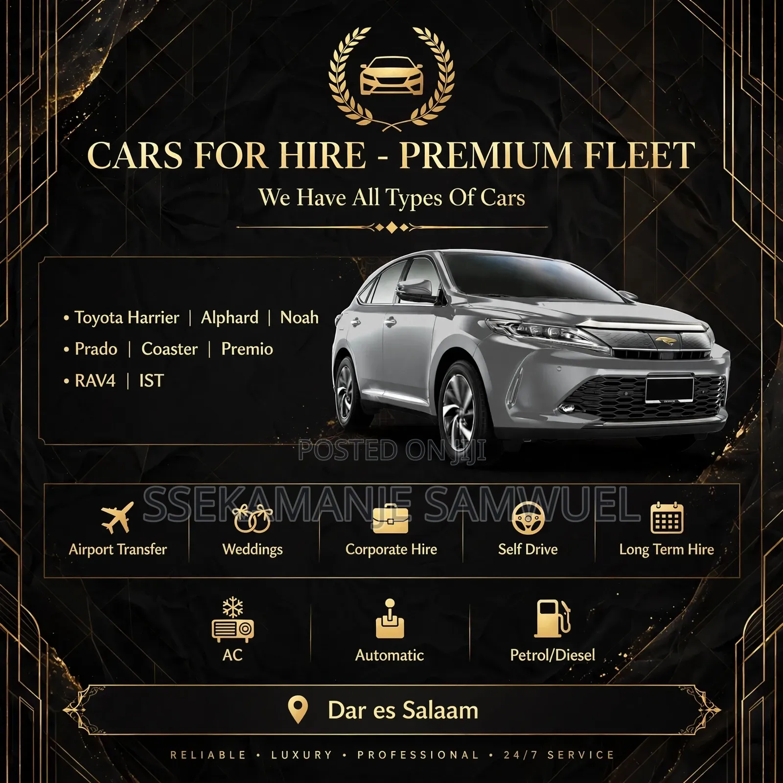 Car for Hire/Rental