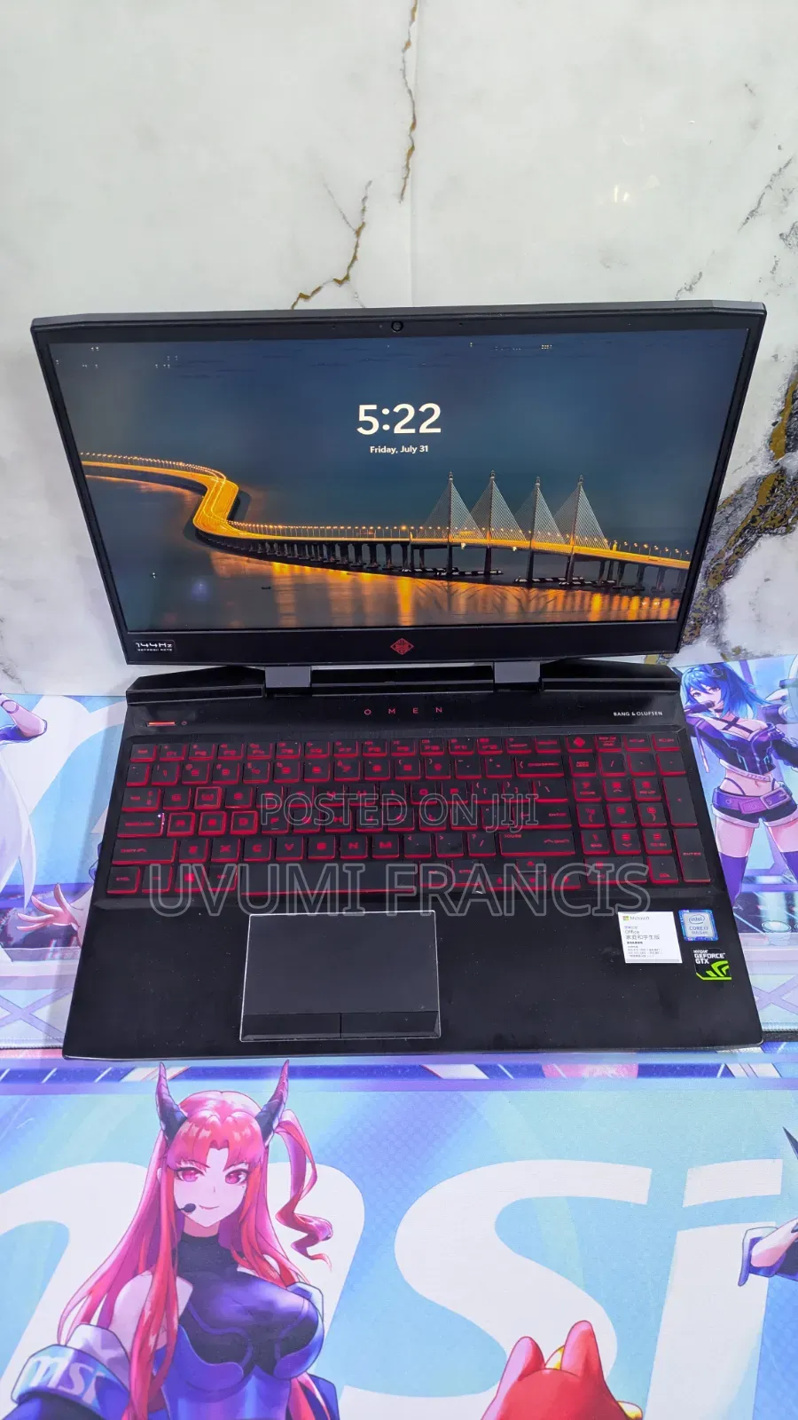 Laptop HP Omen 15 16GB Intel Core i7 SSD 512GB
