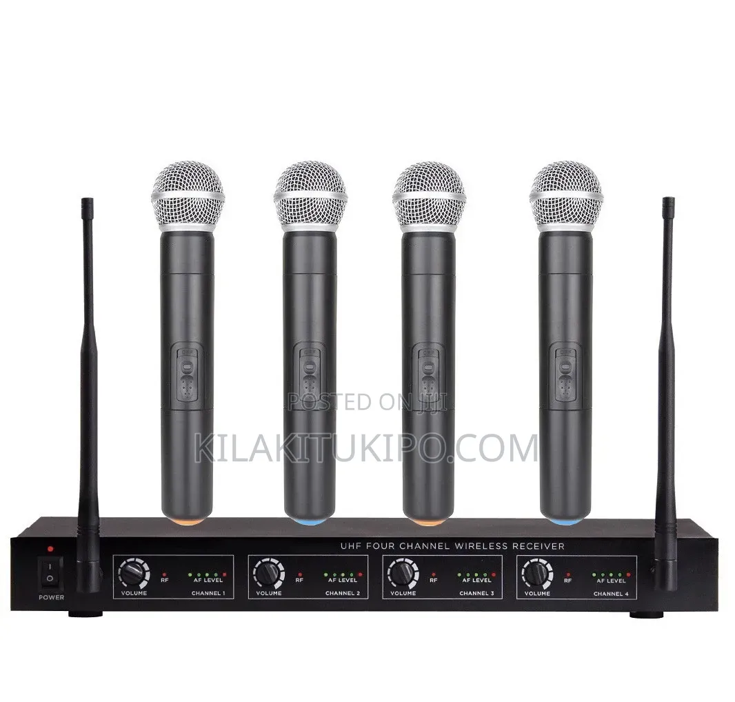 Shure 4pc's Wireless Microphone