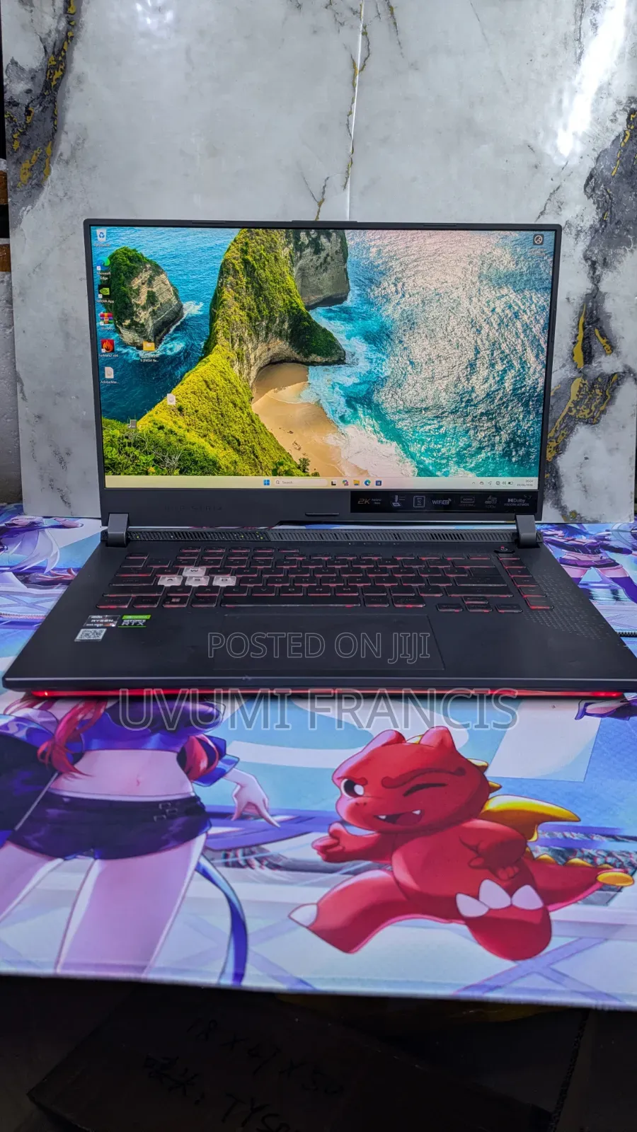 Laptop Asus ROG Strix G15 G512 16GB AMD Ryzen 9 SSD 512GB